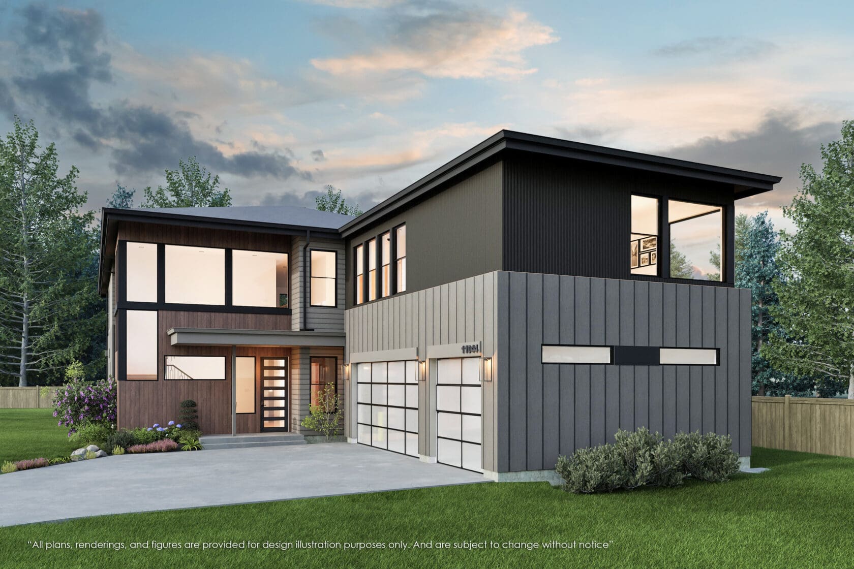 11044 SE 30th Place, Bellevue - MN Custom Homes - Rendering 02