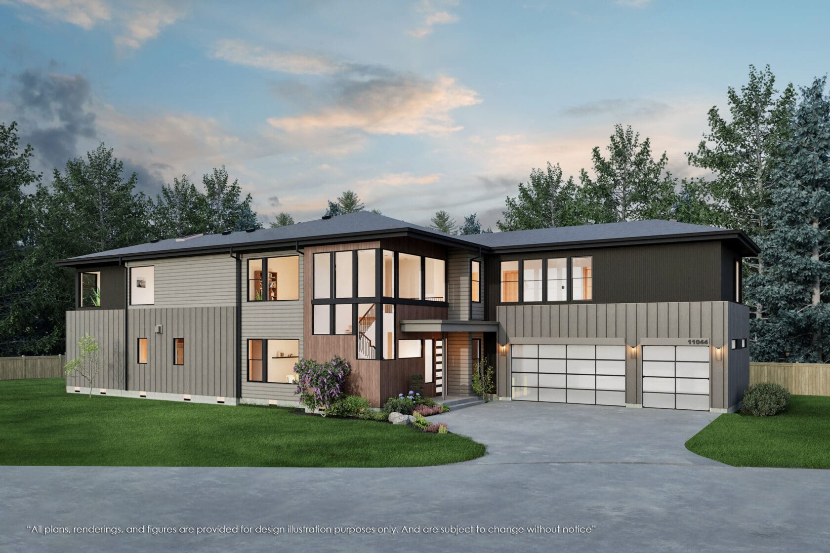 11044 SE 30th Place, Bellevue - MN Custom Homes - Rendering 03