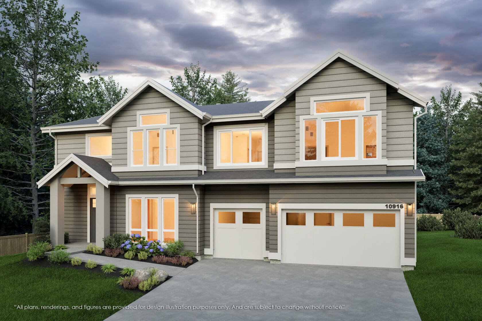 10916 NE 17th Street, Bellevue - MN Custom Homes - Rendering 02