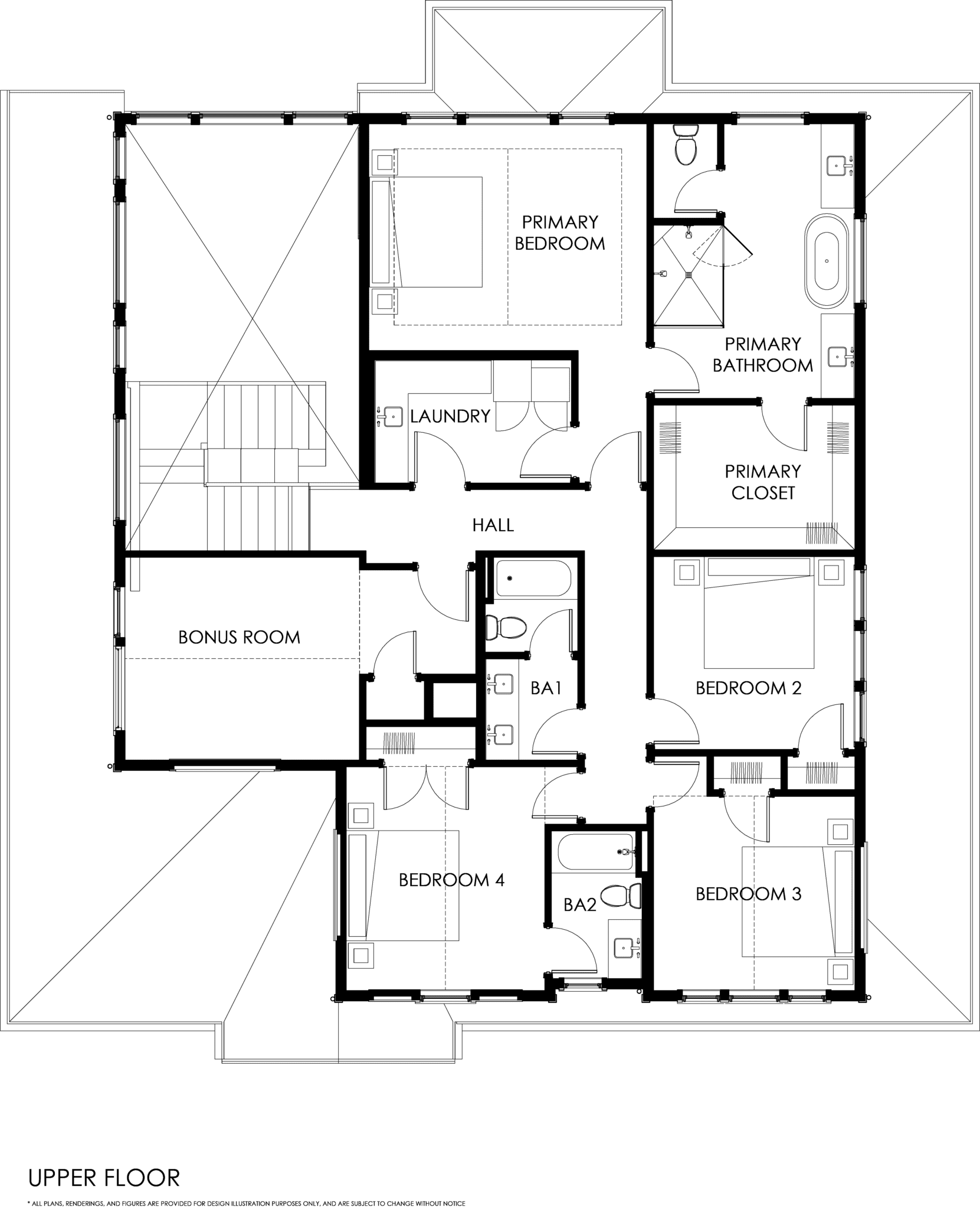 Upper Floorplan_16238 SE 10th St_Bellevue_WA
